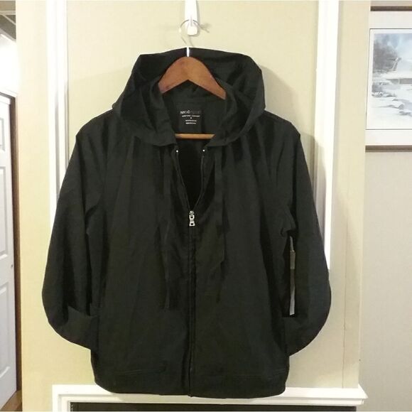 New York & Company Jackets & Blazers - New York & Co Sport Full Zip Lightweight Hooded Jacket Womems Size Small